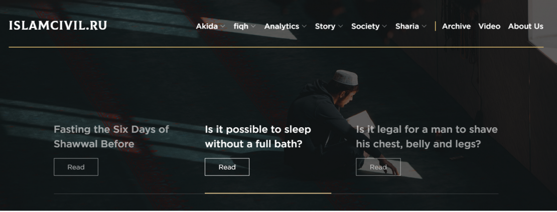 website on Islamic Culture