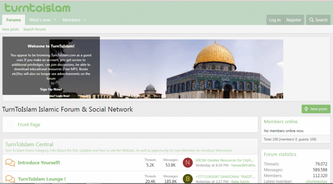Turn to Islam Website